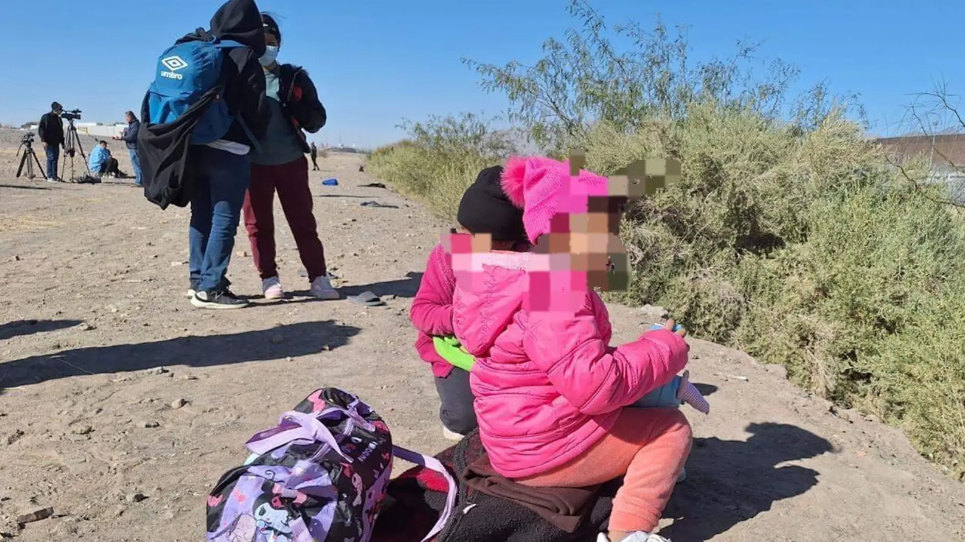 Migrantes en el borodo